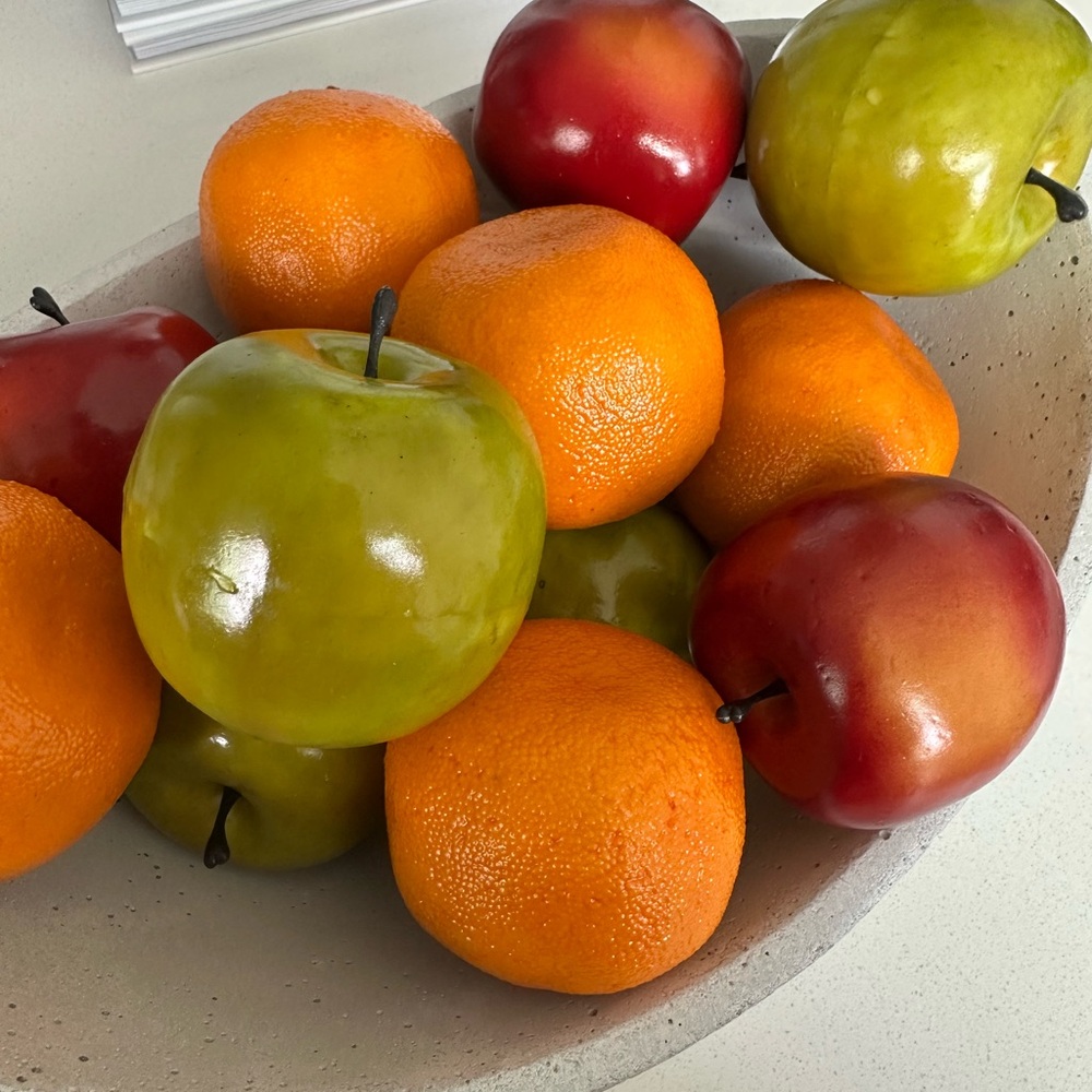 Fake Fruit Orange, Green and Red Apples - Picture 4 of 4